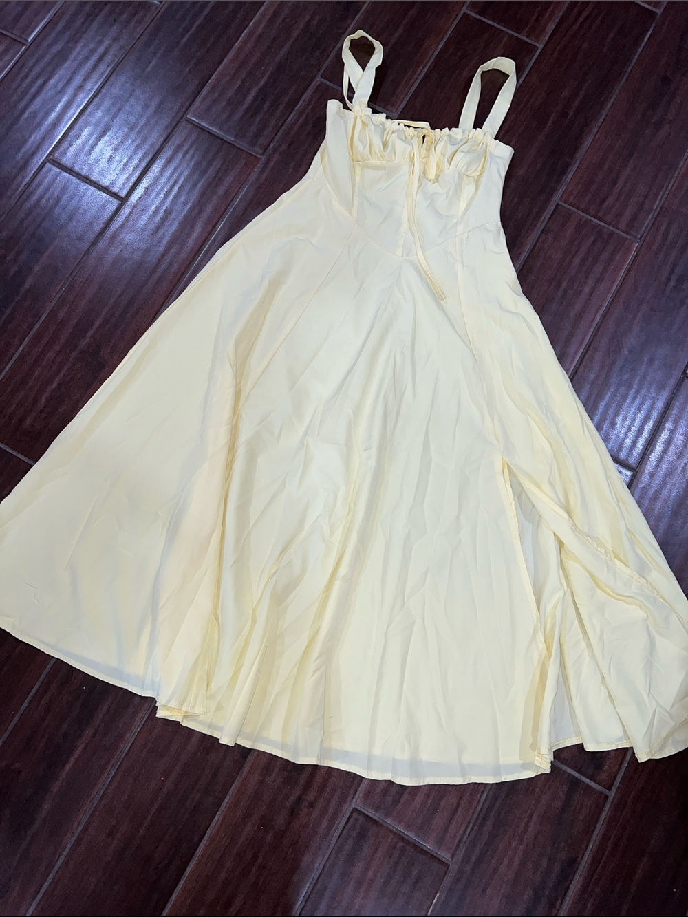 Light Yellow Women's Sundress